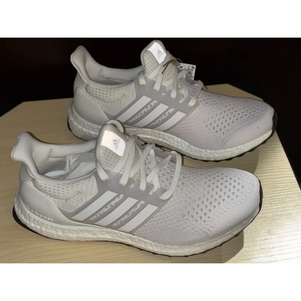 New Mens Adidas Ultraboost 1.0 Cloud white Shoes Size 7.5 Retail $180